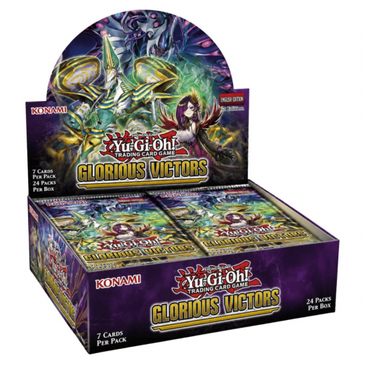 Yu-Gi-Oh! TCG: Glorious Victors Booster Display i gruppen SELSKABSSPIL / Spilserier / Yu-Gi-Oh! TCG hos Spelexperten (YGO-GLVI-EN-DIS)