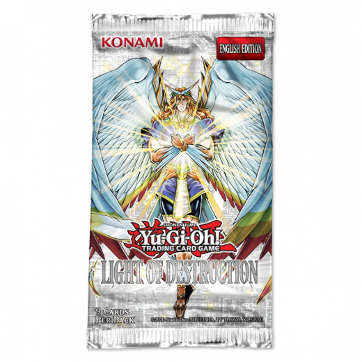 Yu-Gi-Oh! TCG: Light of Destruction Booster Pack i gruppen SELSKABSSPIL / Kortspil hos Spelexperten (YGO-LIDE-BOS)