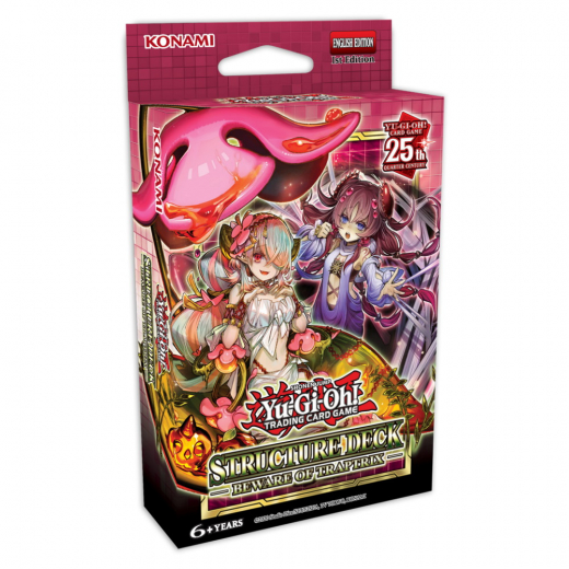 Yu-Gi-Oh! TCG: Structure Deck Beware of Traptrix i gruppen SELSKABSSPIL / Kortspil hos Spelexperten (YGO-SDTT-EN)