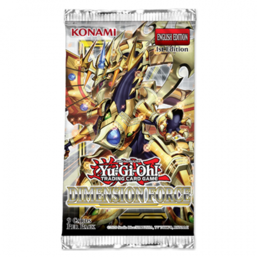 Yu-Gi-Oh! TCG: Dimension Force Booster i gruppen SELSKABSSPIL / Kortspil hos Spelexperten (YGO337-3)