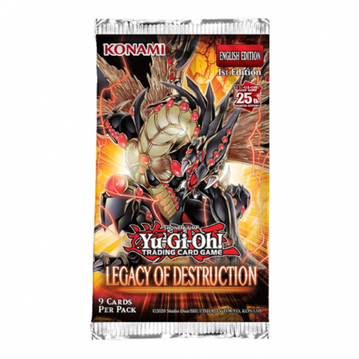 Yu-Gi-Oh! TCG: Legacy of Destruction Booster Pack i gruppen SELSKABSSPIL / Kortspil hos Spelexperten (YGO472-1-BOS)