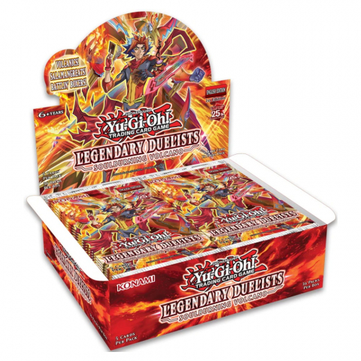 Yu-Gi-Oh! TCG: Legendary Duelists - Soulburning Volcano Booster Display i gruppen SELSKABSSPIL / Kortspil hos Spelexperten (YGO494-5-DIS)