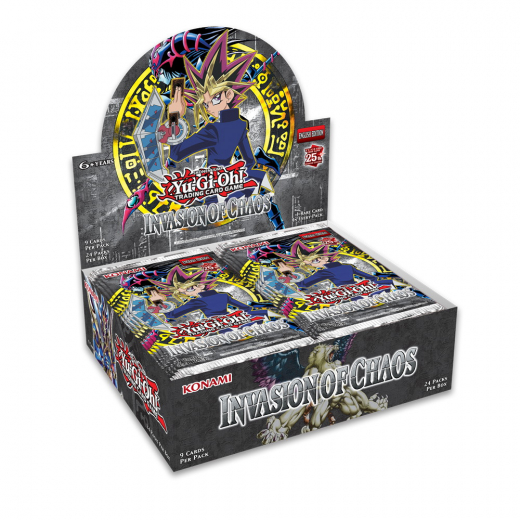 Yu-Gi-Oh! TCG: 25th Anniversary Edition - Invasion of Chaos Booster Display i gruppen SELSKABSSPIL / Kortspil hos Spelexperten (YGO653-6-DIS)