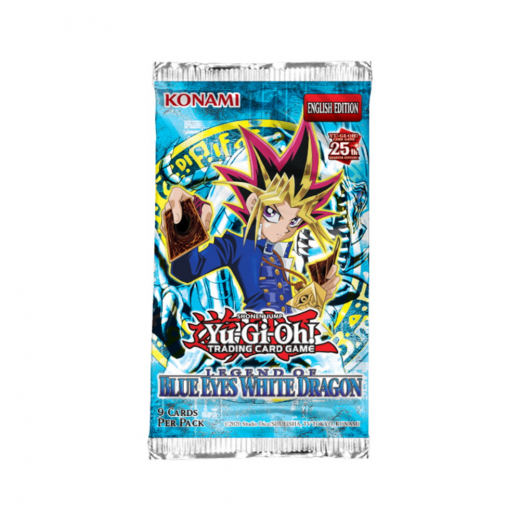 Yu-Gi-Oh! TCG: 25th Anniversary Edition - Legend of Blue Eyes White Dragon Booster Pack i gruppen  hos Spelexperten (YGO658-1-BOS)