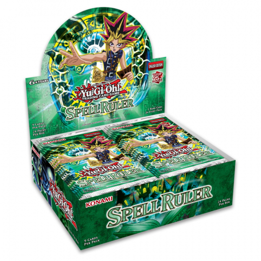 Yu-Gi-Oh! TCG: 25th Anniversary Edition - Spell Ruler Booster Display i gruppen SELSKABSSPIL / Kortspil hos Spelexperten (YGO673-4-DIS)