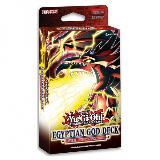 Yu-Gi-Oh! TCG: Egyptian God Deck - Slifer the Sky Dragon i gruppen SELSKABSSPIL / Kortspil hos Spelexperten (YGO742-7)