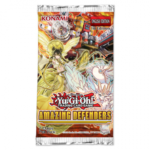 Yu-Gi-Oh! TCG: Amazing Defenders Booster Pack i gruppen SELSKABSSPIL / Kortspil hos Spelexperten (YGO823-1-BOS)