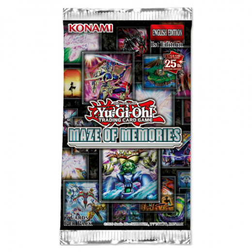 Yu-Gi-Oh! TCG: Maze of Memories Booster Pack i gruppen SELSKABSSPIL / Kortspil hos Spelexperten (YGO847-7-BOS)