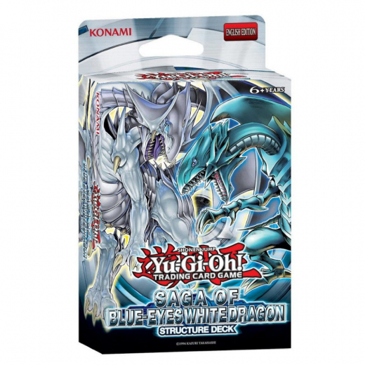 Yu-Gi-Oh! TCG: Structure Deck Saga of Blue-Eyes White Dragon i gruppen SELSKABSSPIL / Kortspil hos Spelexperten (YGO980-1)