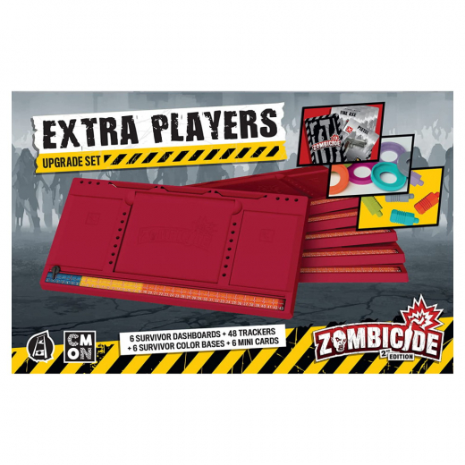 Zombicide 2nd Ed: Extra Players Upgrade (Exp.) i gruppen SELSKABSSPIL / Udvidelser hos Spelexperten (ZCD008)
