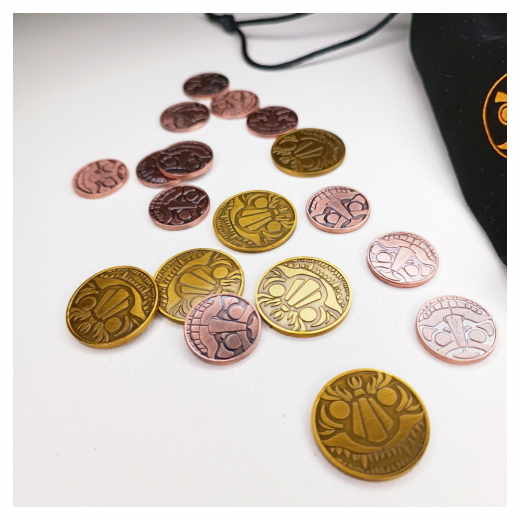 Beast: Metal Coins i gruppen SELSKABSSPIL / Tilbehør / Andet hos Spelexperten (ZG-SM-02)