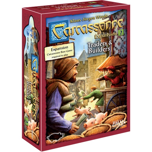 Carcassonne: Traders & Builders (Exp.) (EN) i gruppen SELSKABSSPIL / Udvidelser hos Spelexperten (ZMG78102)