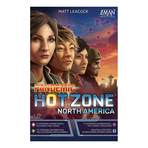 Pandemic: Hot Zone - North America (DK) i gruppen SELSKABSSPIL / Strategispil hos Spelexperten (ZMGZM7141NOR)