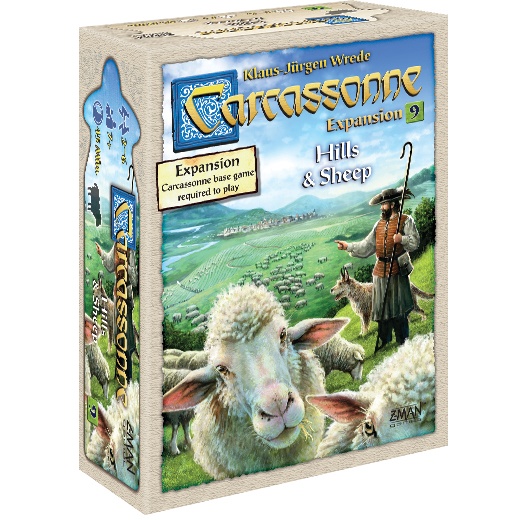Carcassonne: Hills & Sheep (Exp) i gruppen SELSKABSSPIL / Udvidelser hos Spelexperten (ZMGZM7819)