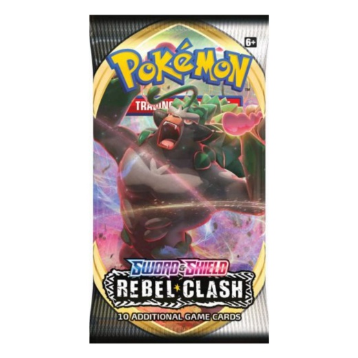 Pokémon TCG: Sword & Shield 2 - Rebel Clash Booster Pack i gruppen  hos Spelexperten (pok80681)
