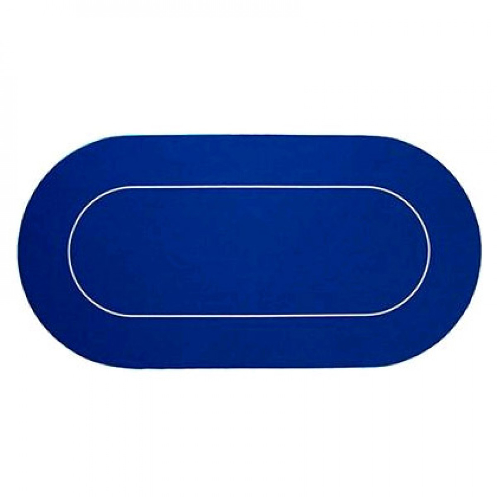 Poker Gummi Filtdug Blå