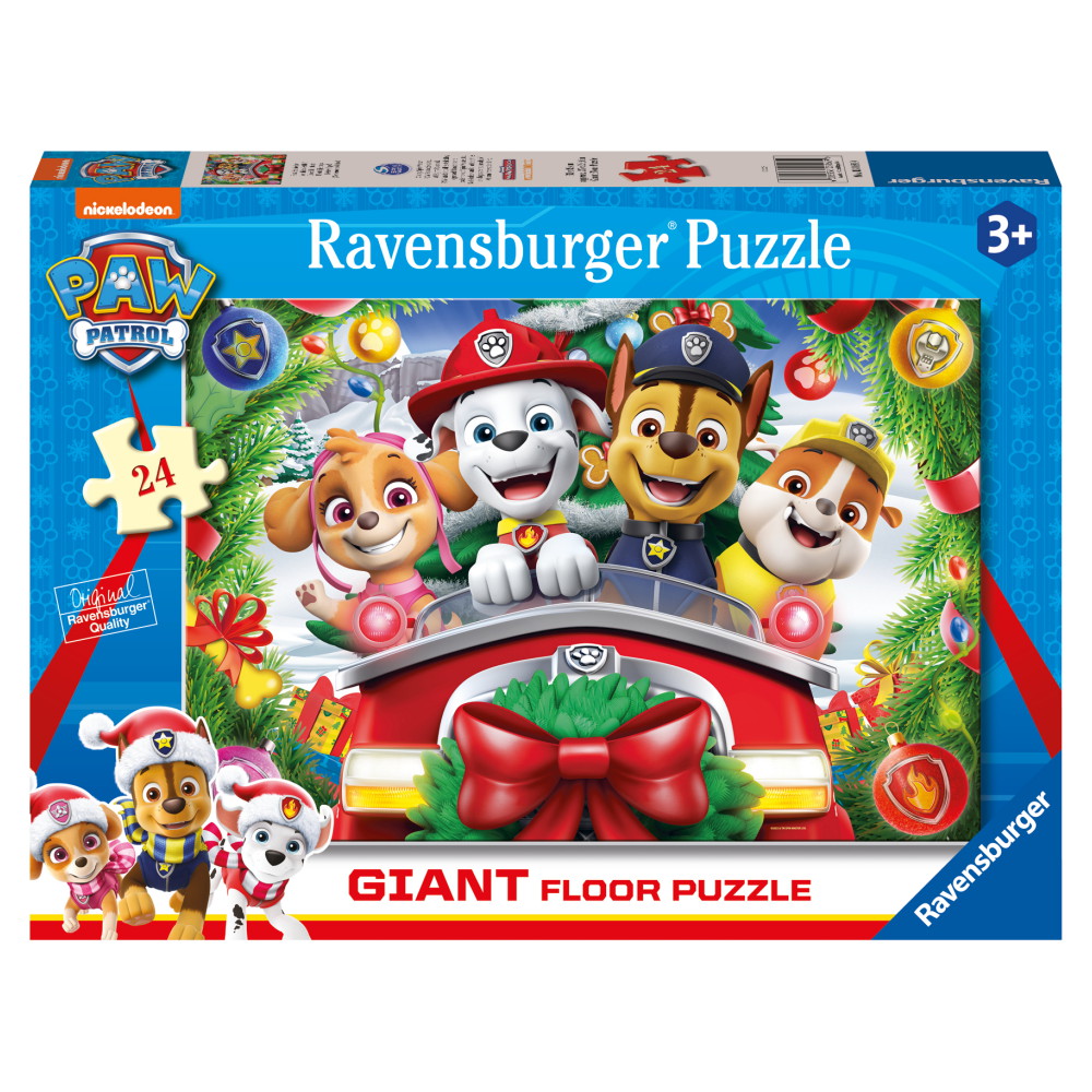 Ravensburger: Paw Patrol Christmas Giant 24 Brikker
