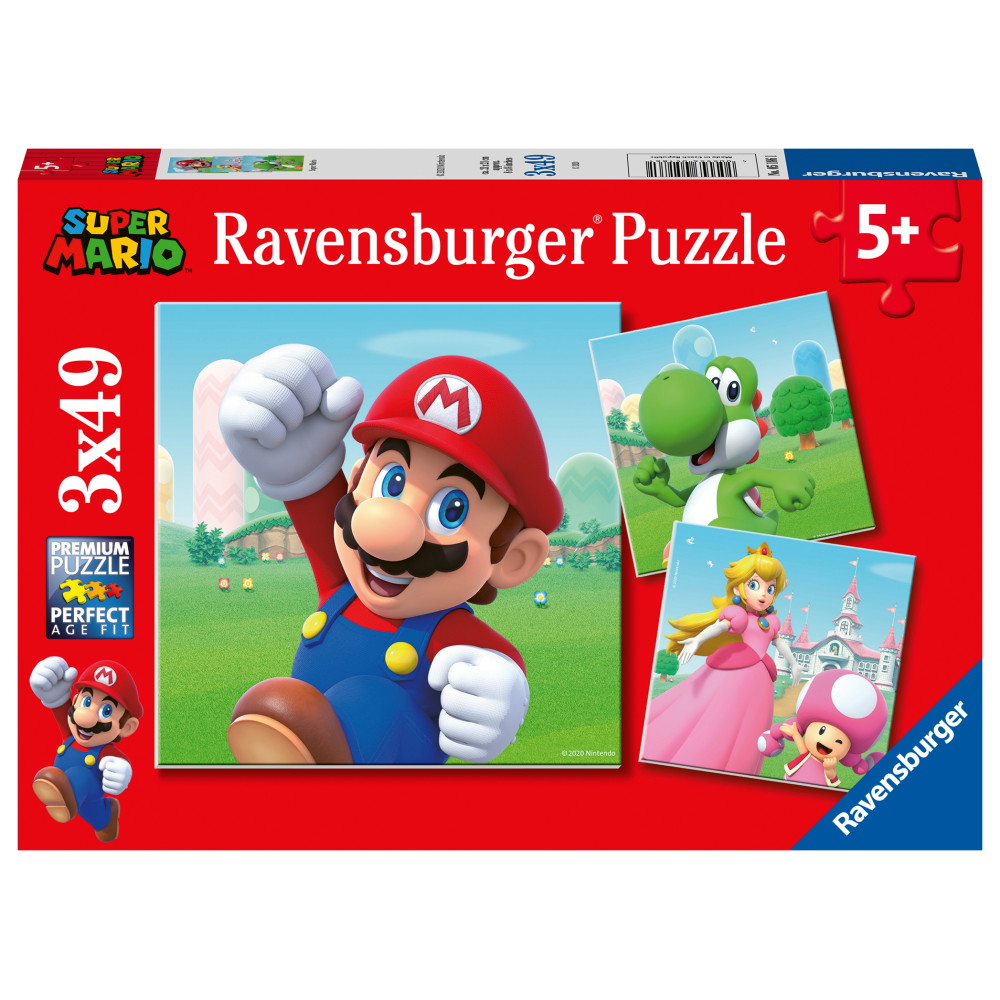 Ravensburger Super Mario 3x49 Brikker