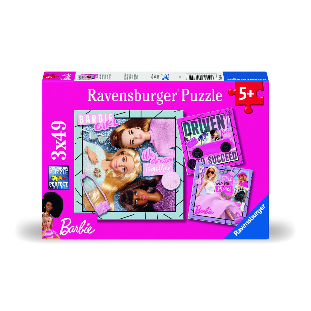 Ravensburger Barbie 3x49 Brikker