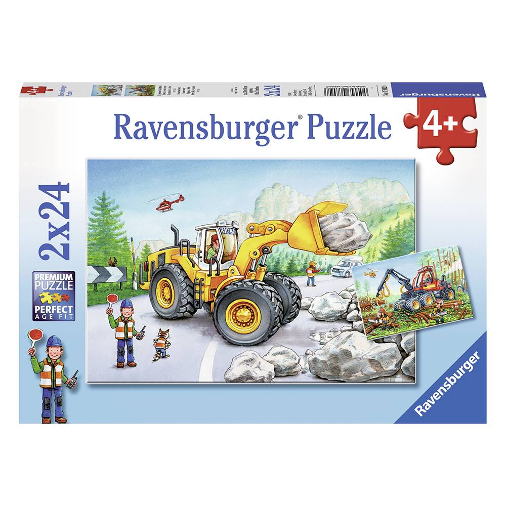 Ravensburger: Diggers at Work 2x24 Brikker