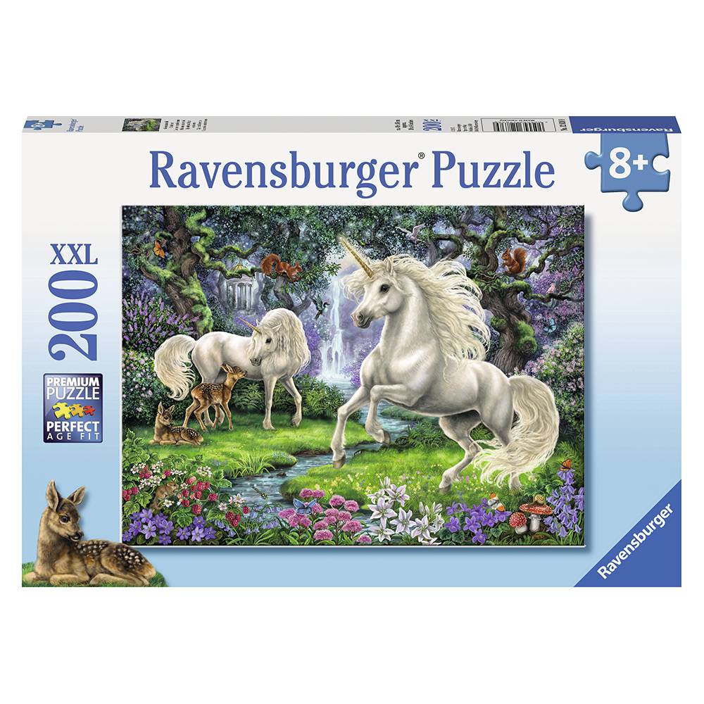 Ravensburger: Geheimnisvolle Einhörner - 200 brikker