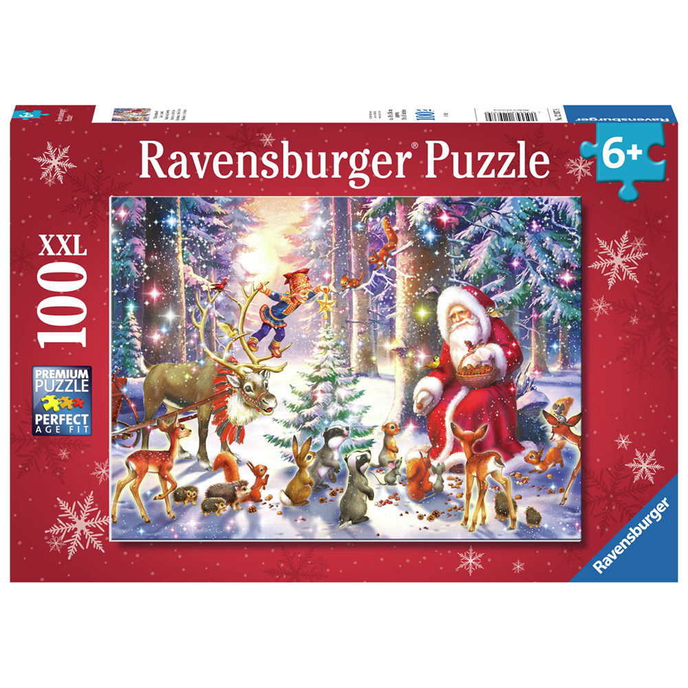 Ravensburger Christmas in the Forest 100 brikker XXL