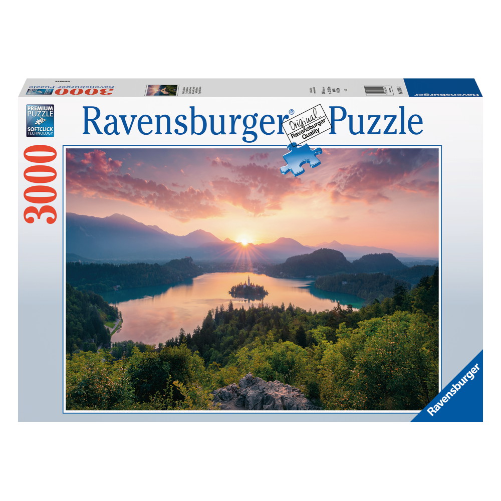 Ravensburger: Sø Bled, Slovenia 3000 Brikker