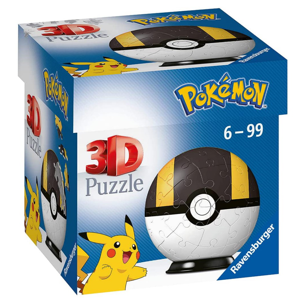 Ravensburger 3D Pokémon Pokeball Sort 55 Brikker