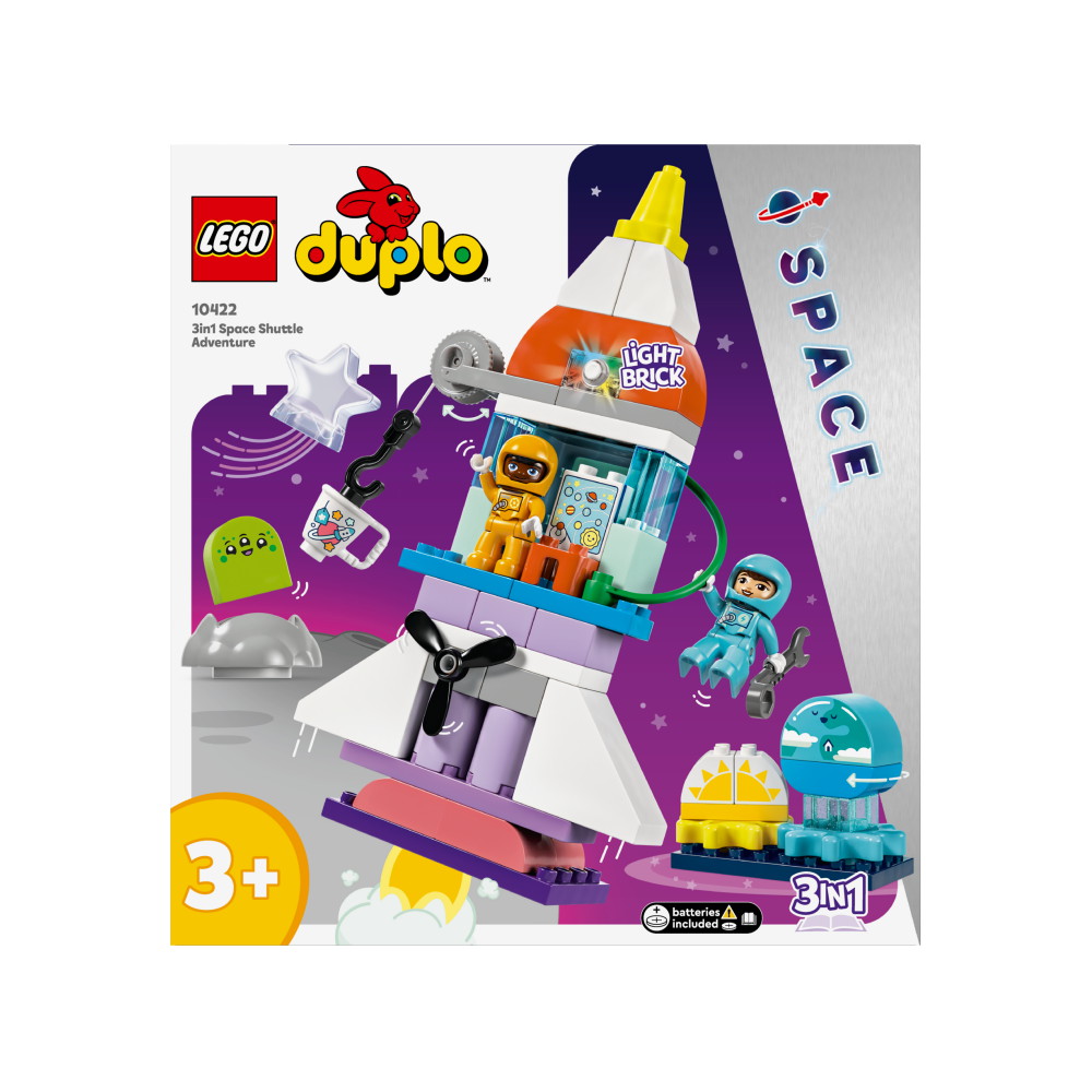 LEGO Duplo - 3-i-1-eventyr med rumfærge