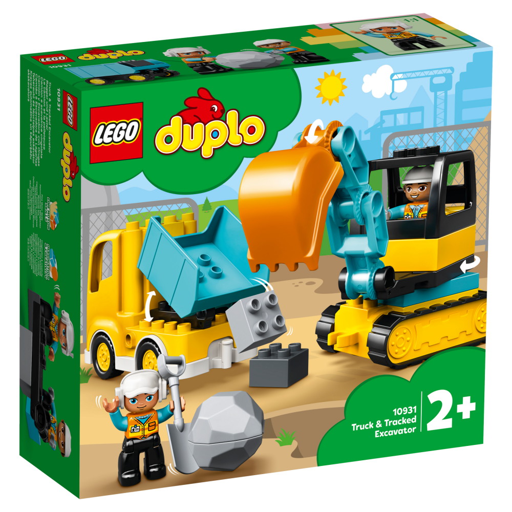 LEGO Duplo - Lastbil og gravemaskine på larvefødder