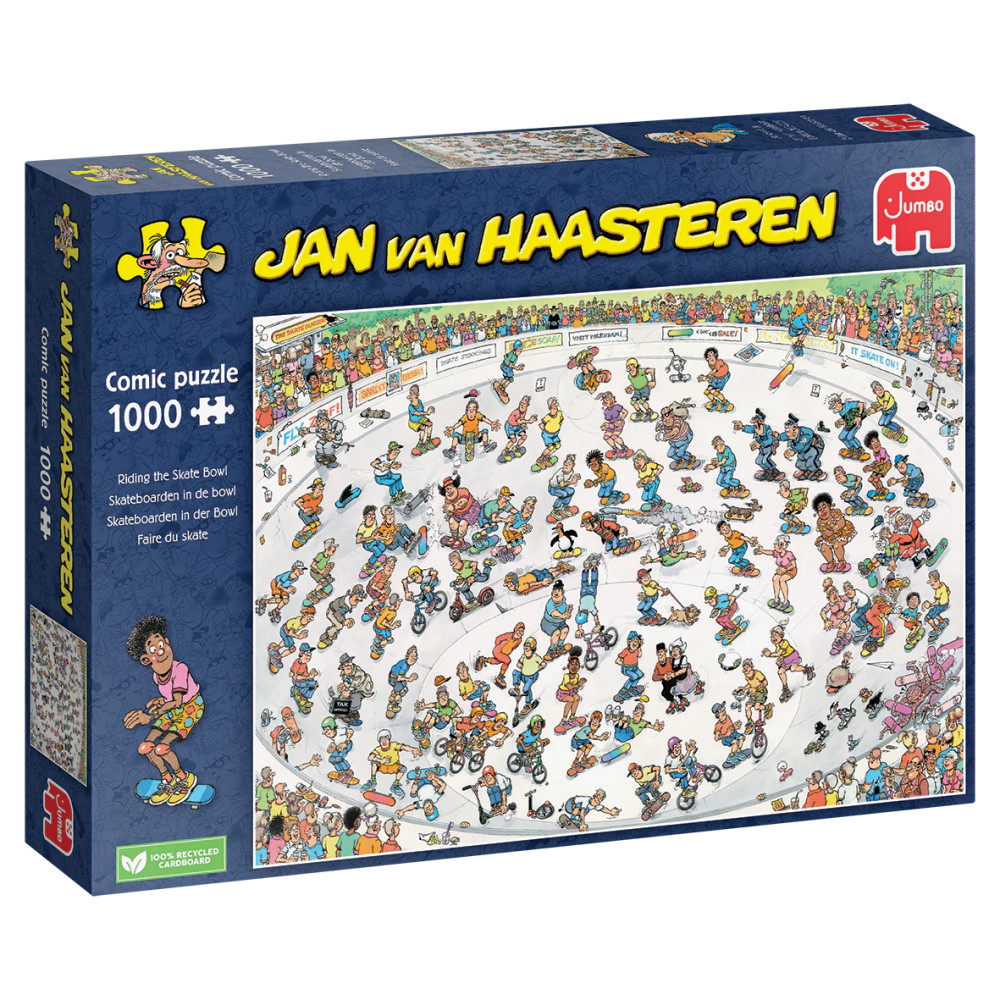 Jan van Haasteren Riding the Skate Bowl 1000 Brikker