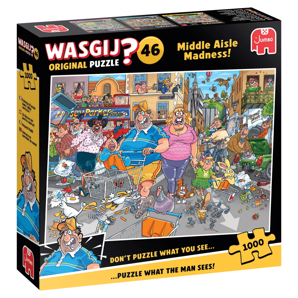 Wasgij? Original #46 - Middle Aisle Madness! 1000 Brikker