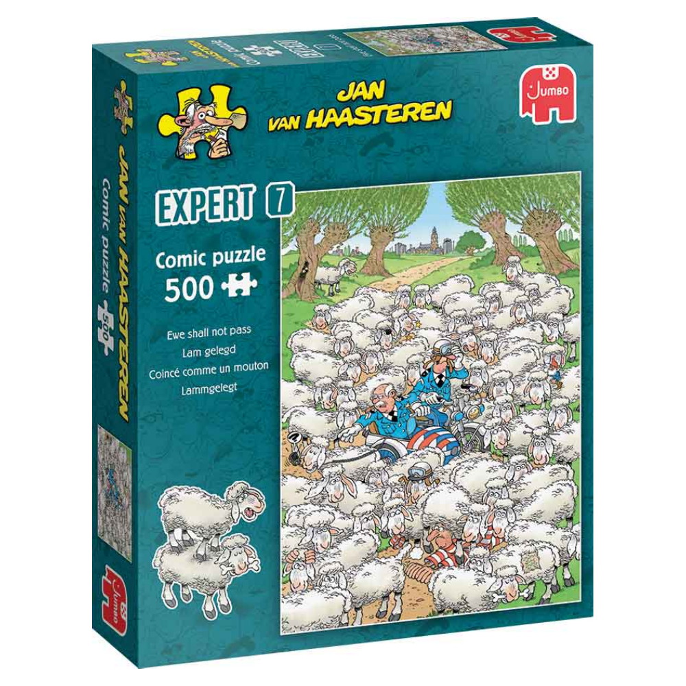Jan van Haasteren Pussel - Expert 7 Ewe shall not pass 500 brikker