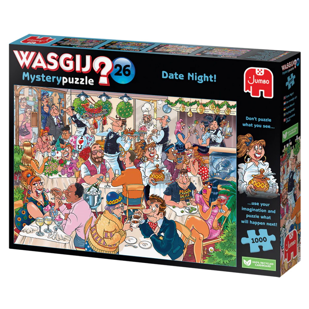 Wasgij? Retro Mystery #26 - Date Night! 1000 Brikker
