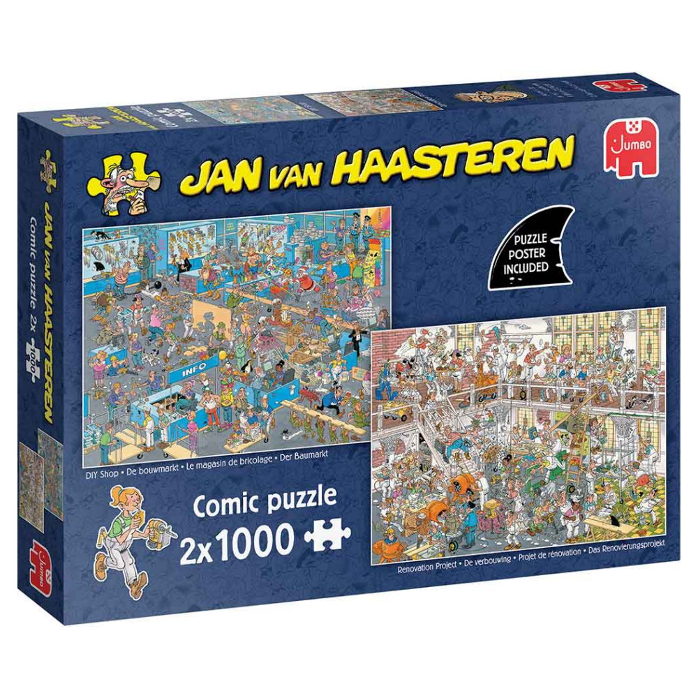 Jan van Haasteren DIY Shop & Renovation Project 2x1000 Brikker