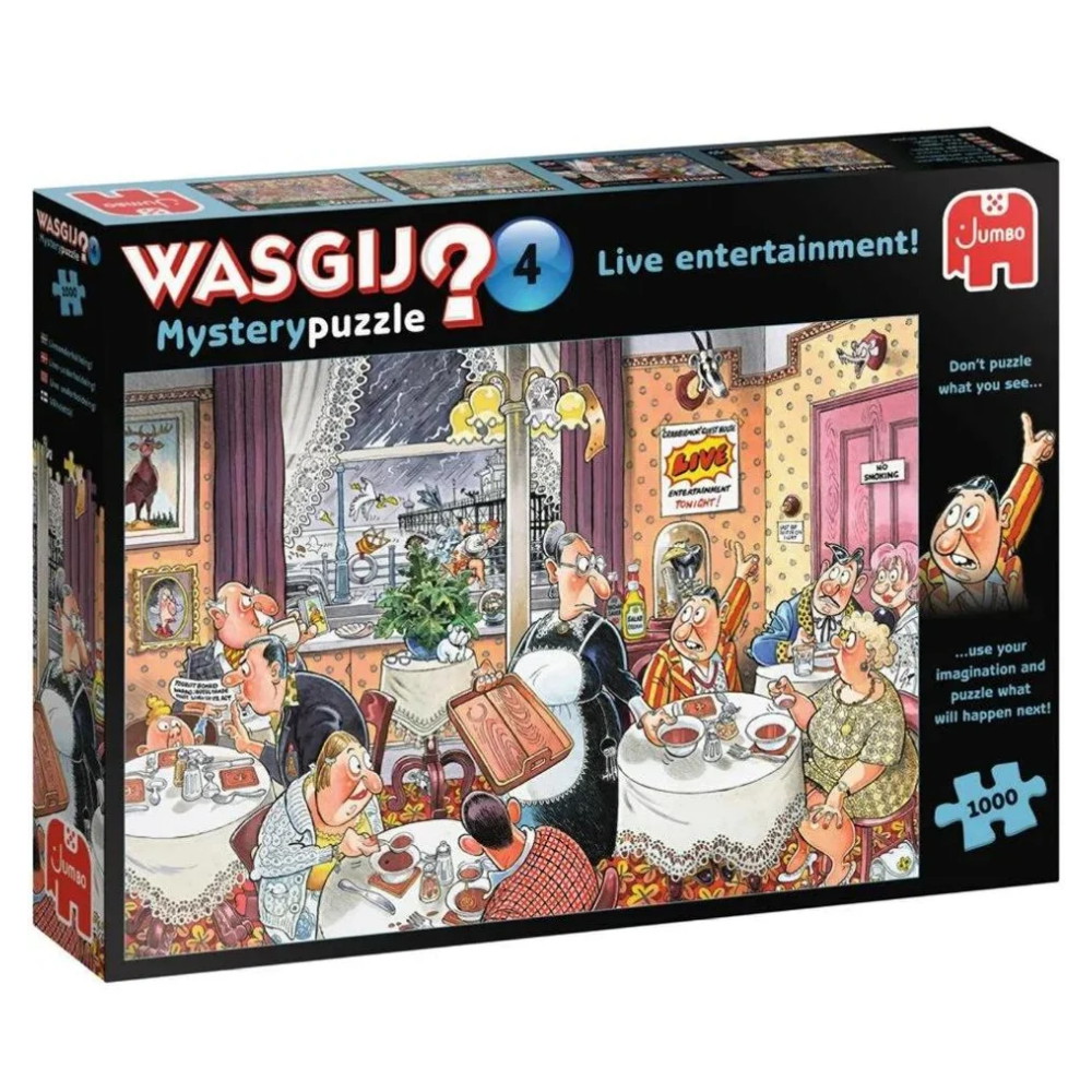 Wasgij? Mystery Retro #4 Live entertainment 1000 Brikker