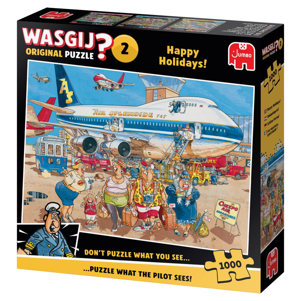 Wasgij? Original #2 - Happy Holidays 1000 Brikker