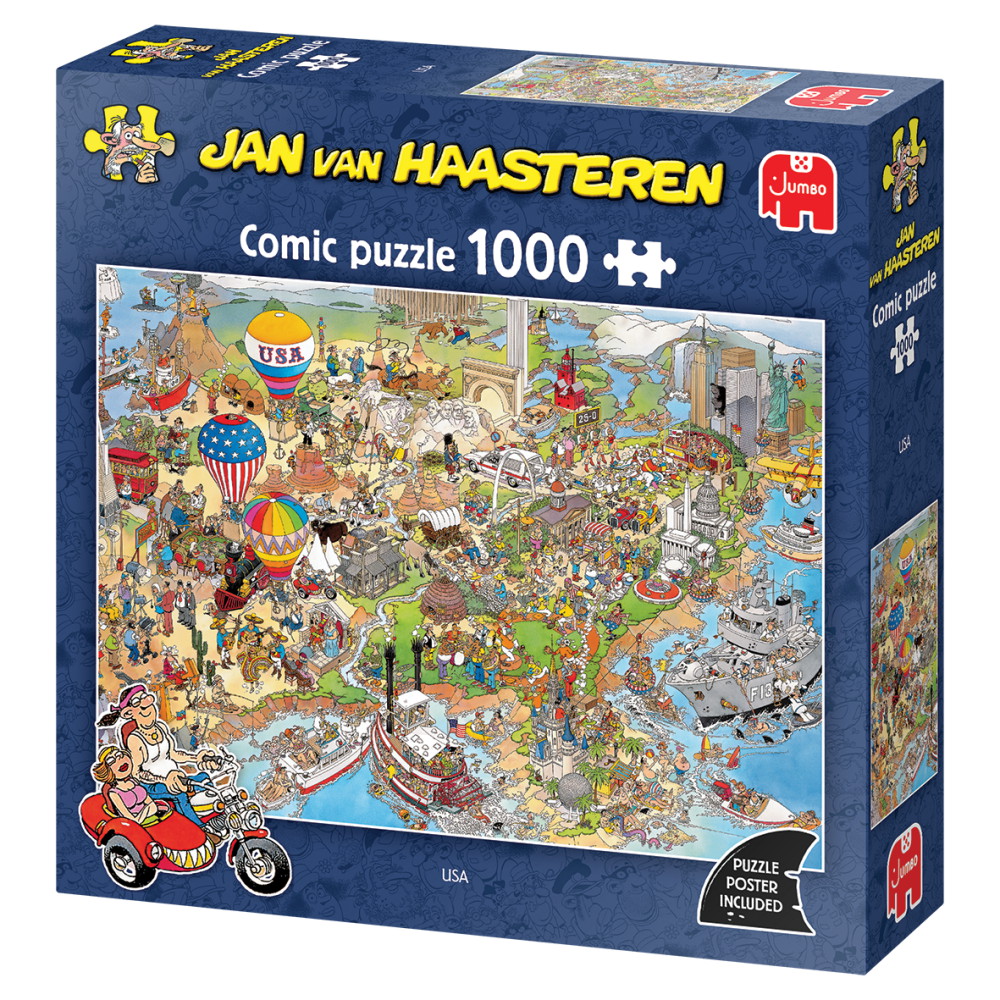 Jan van Haasteren - USA 1000 Brikker