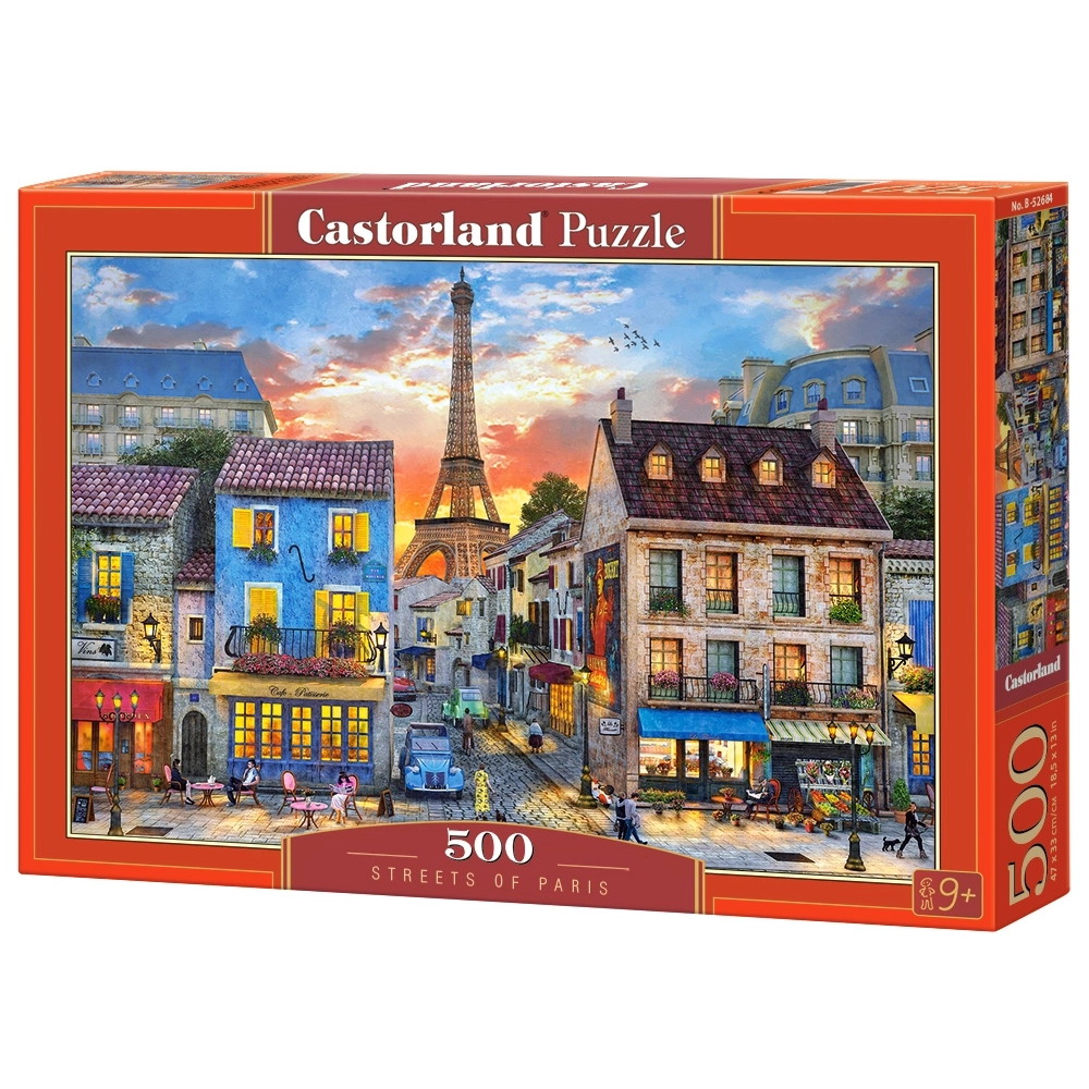 Castorland - Streets of Paris 500 Brikker