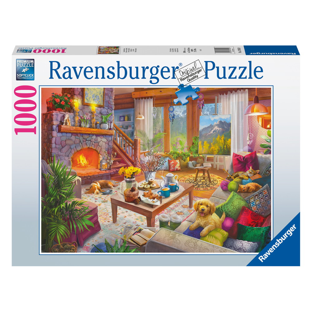 Ravensburger: Hyggelig hytte 1000 Brikker