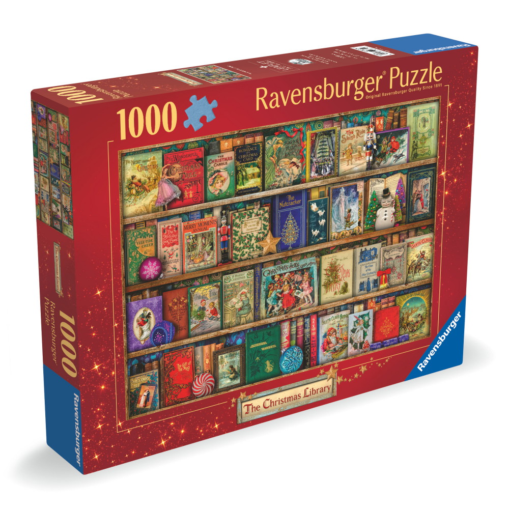 Ravensburger: The Christmas Library 1000 brikker