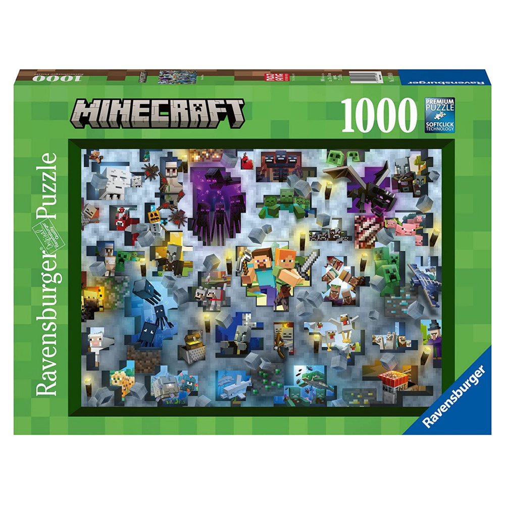 Ravensburger: Minecraft Mobs 1000 Brikker