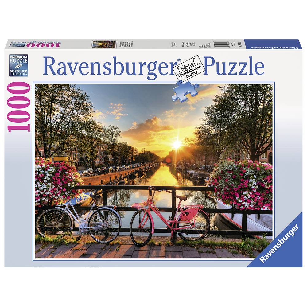 Ravensburger: Bicycles in Amsterdam 1000 brikker