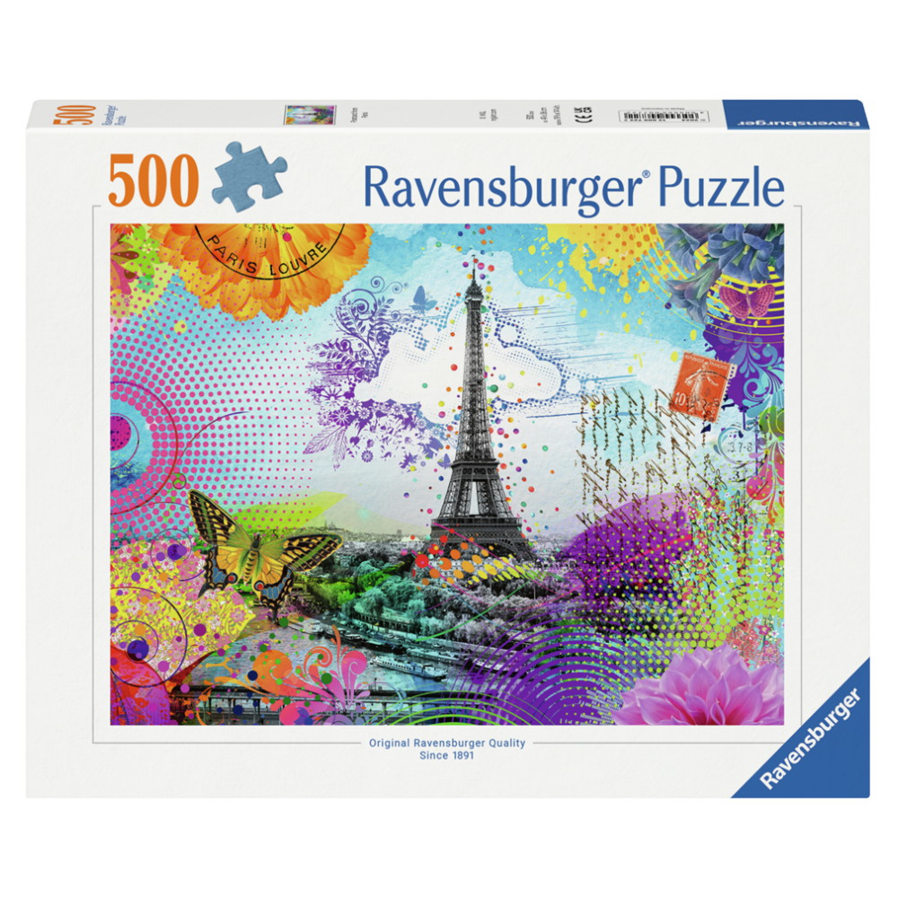 Ravensburger: Postcard from Paris 500 Brikker