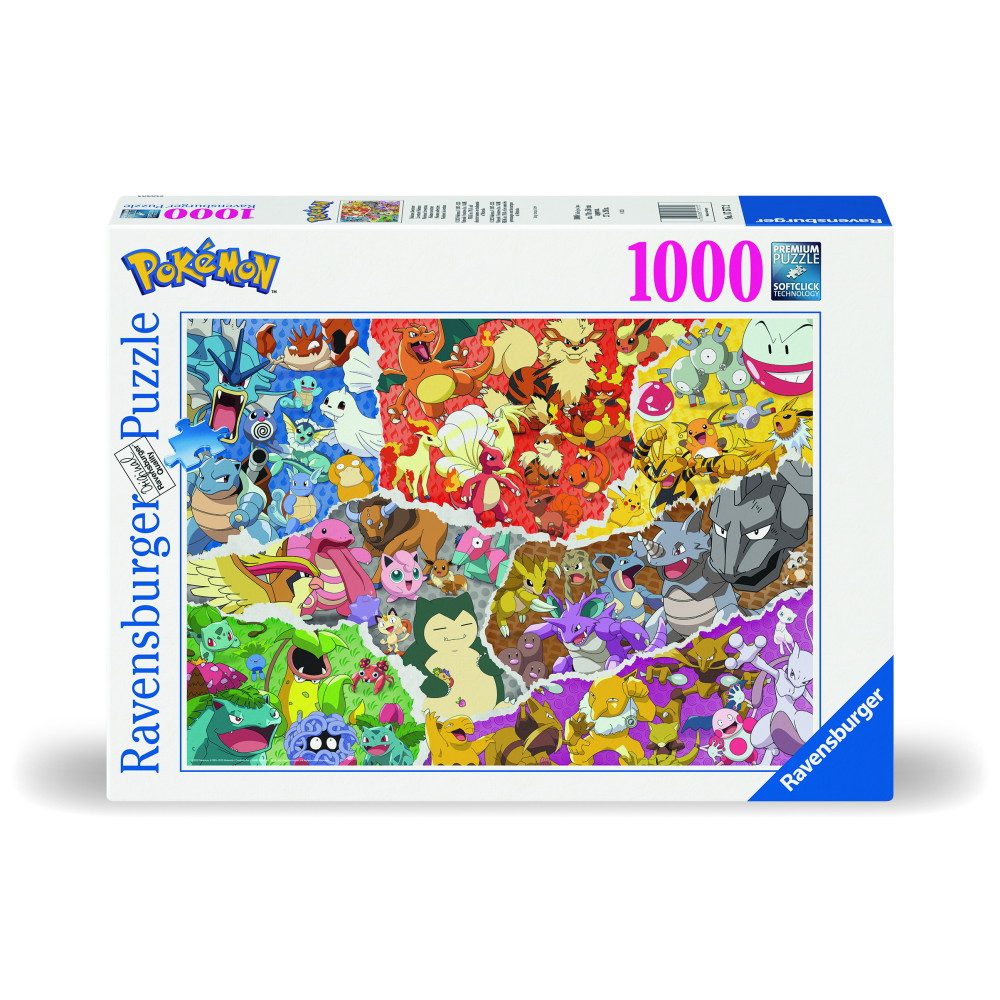 Ravensburger: Pokémon Adventure 1000 Brikker