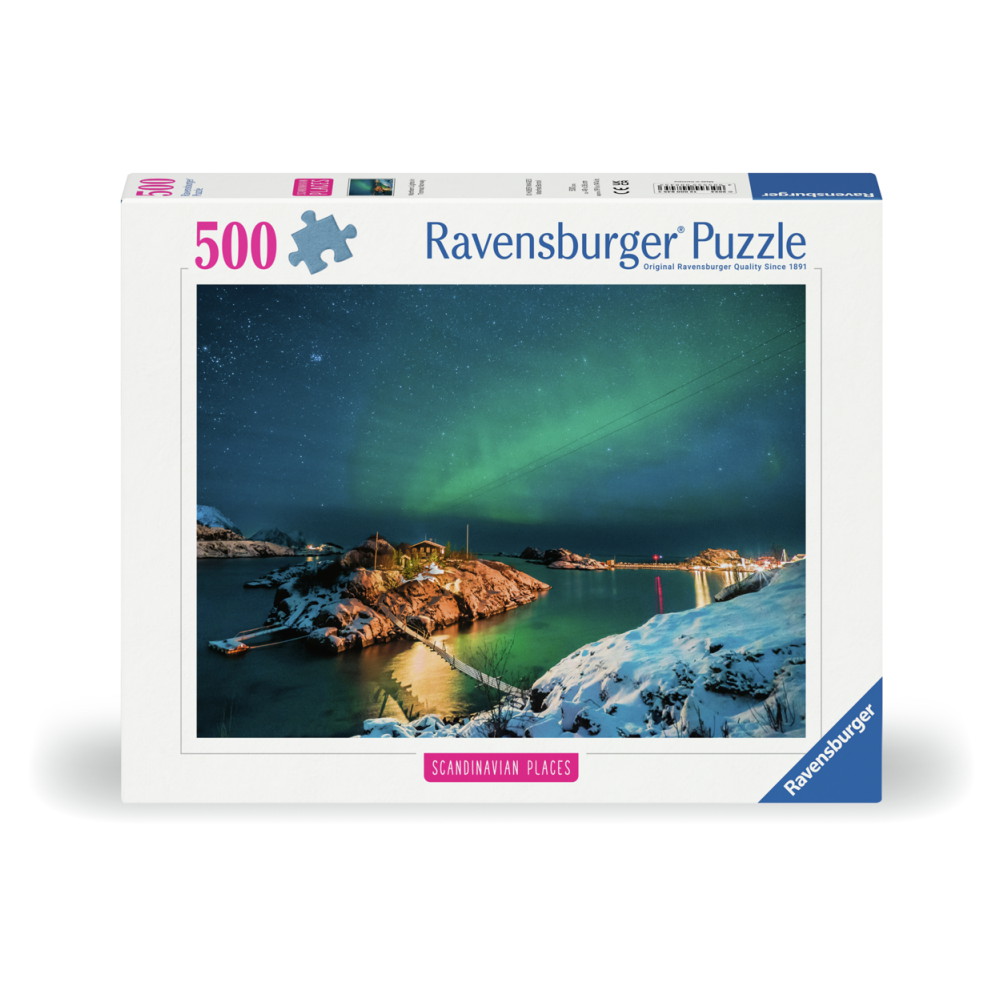 Ravensburger: Northern Lights In Troms 500 Brikker