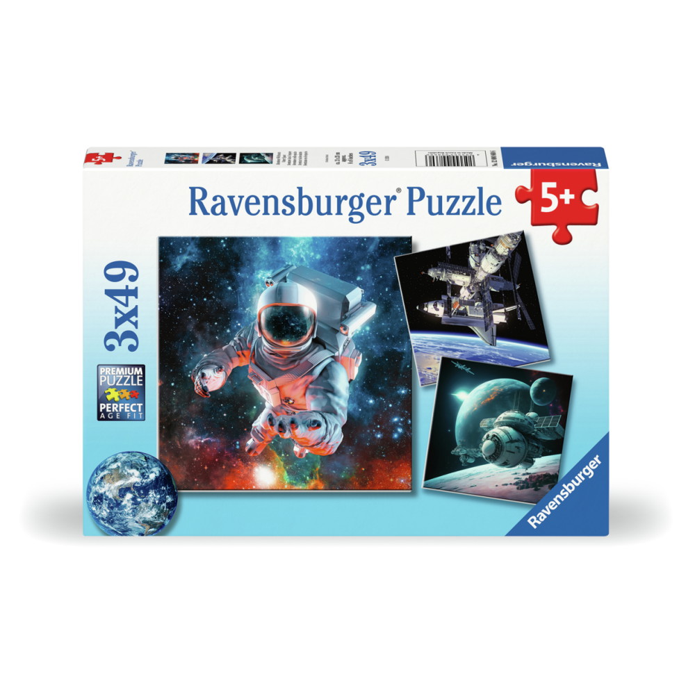 Ravensburger: Space Adventure 3x49 Brikker