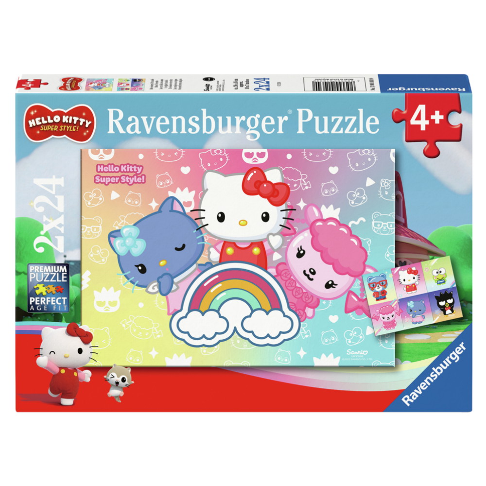 Ravensburger: Hello Kitty Super Style 2x24 Brikker