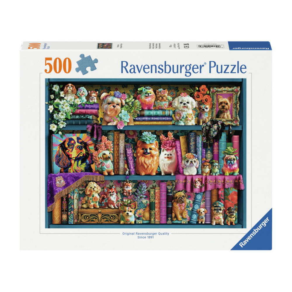 Ravensburger: Precious Porcelain Pups 500 Brikker
