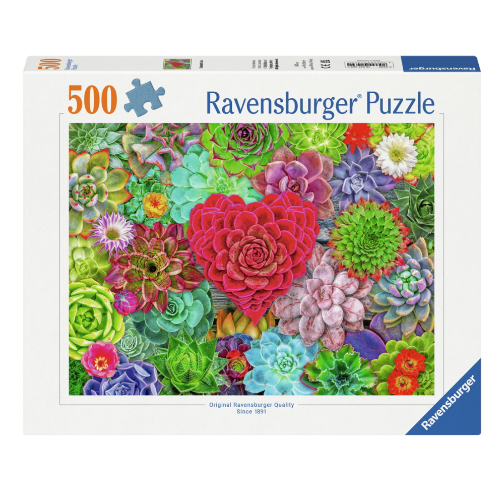 Ravensburger: Succulent Love 500 Brikker